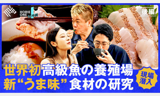 ホリエモンが沖縄で現地取材!HORIE ONEで「うま藻」登場!