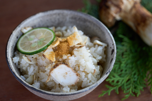 うま藻と松茸の混ぜご飯
