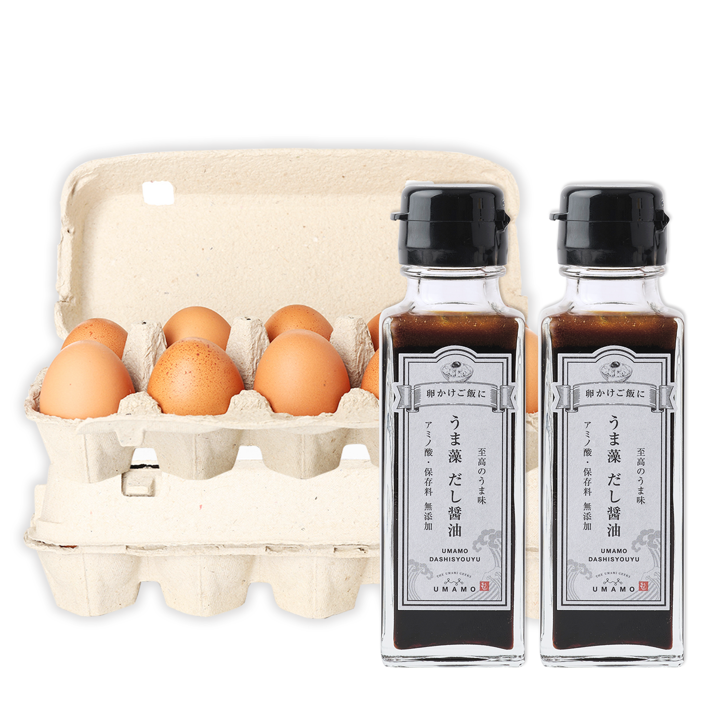 沖縄のこだわり卵とうま藻だし醤油