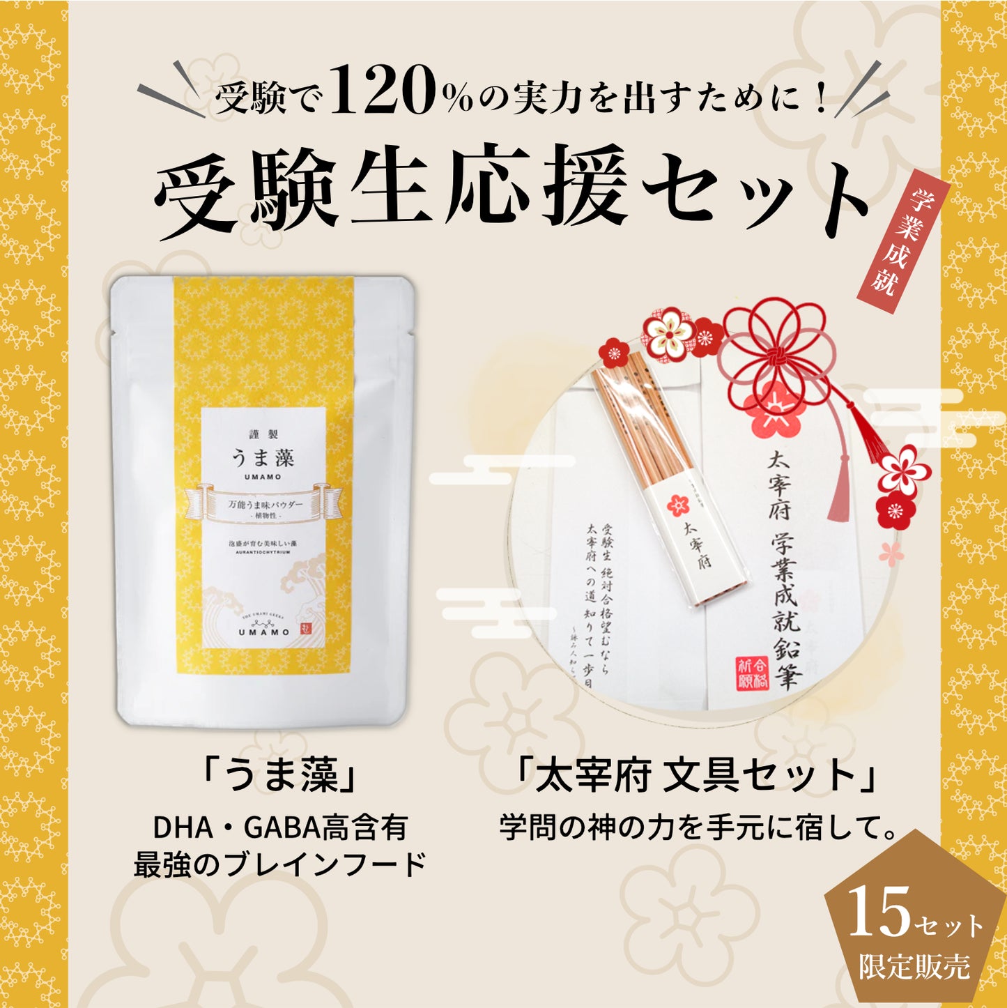 【限定15セット】受験生応援セット -120％の実力を発揮するために-